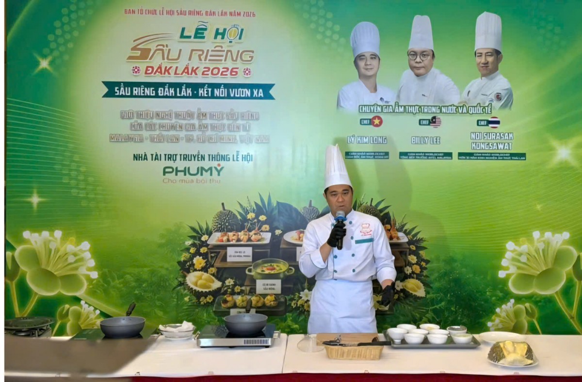 Talkshow nghệ thuật ẩm thực sầu riêng góp phần quảng bá Lễ hội Sầu riêng Đắk Lắk 2026