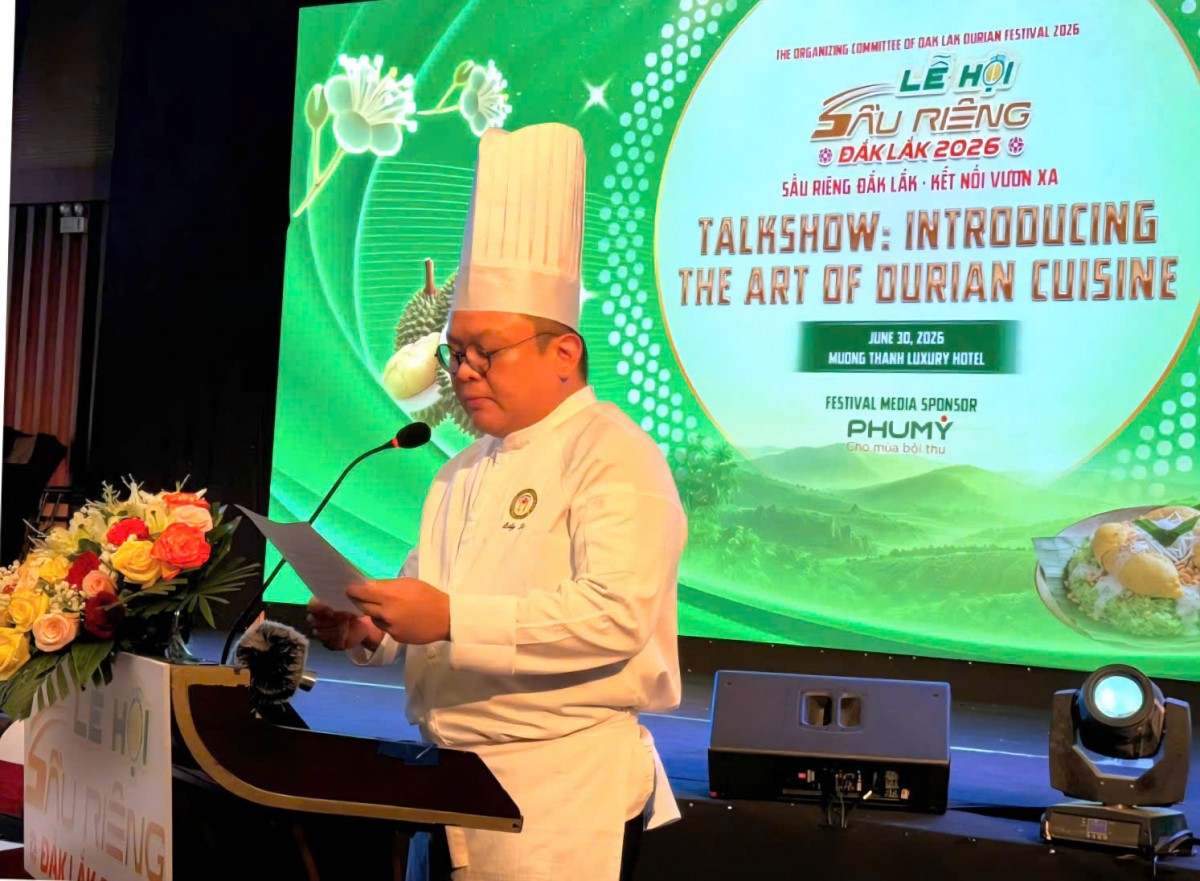 Talkshow nghệ thuật ẩm thực sầu riêng góp phần quảng bá Lễ hội Sầu riêng Đắk Lắk 2026