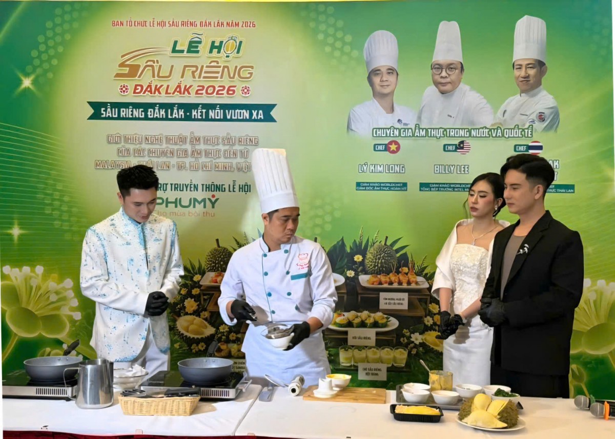 Talkshow nghệ thuật ẩm thực sầu riêng góp phần quảng bá Lễ hội Sầu riêng Đắk Lắk 2026