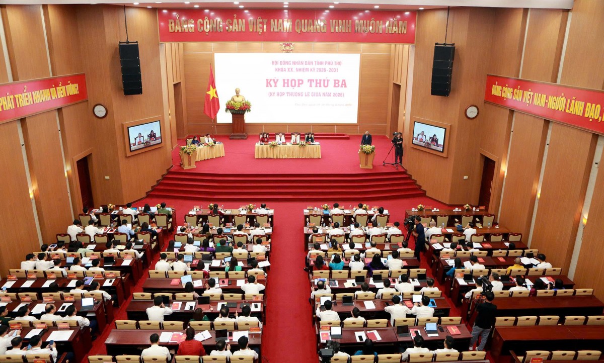 Phú Thọ: Kỳ họp thứ Ba, HĐND tỉnh khóa XX thông qua 35 nghị quyết quan trọng