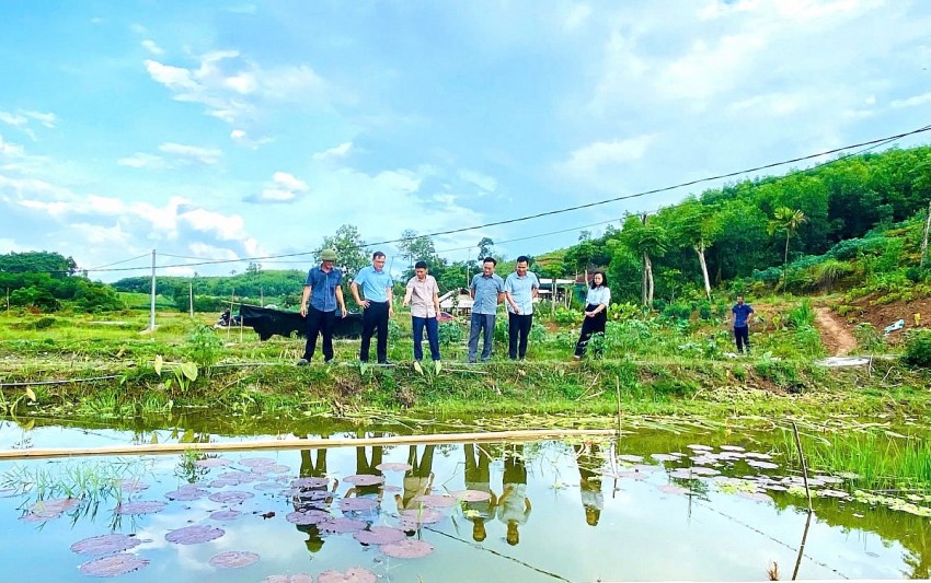 Hà Tĩnh: Hội Nông dân tỉnh kiểm tra mô hình nông nghiệp hữu cơ tuần hoàn tại cơ sở