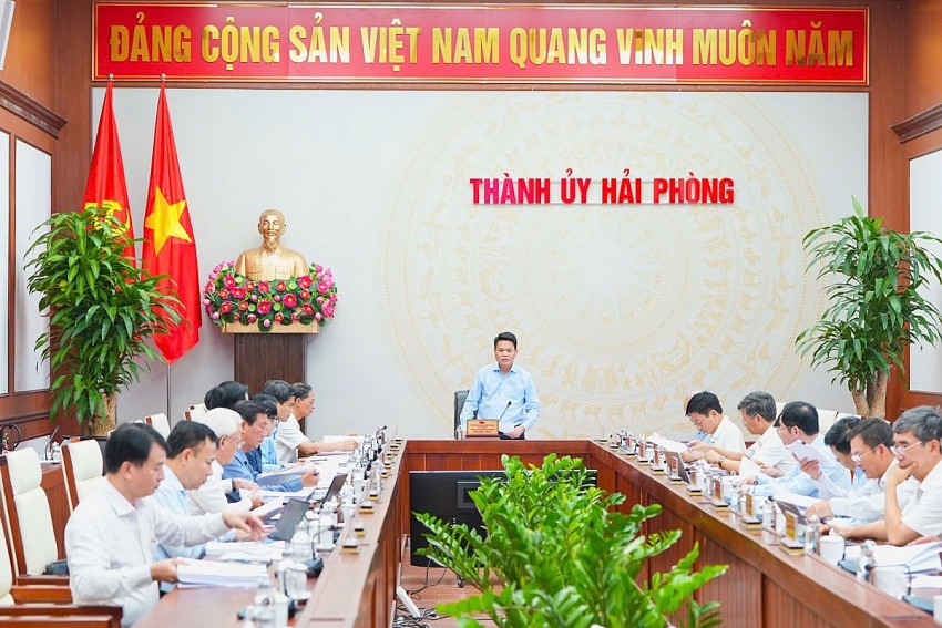 BAN THƯỜNG VỤ THÀNH ỦY HẢI PHÒNG THỐNG NHẤT CHỦ TRƯƠNG ĐẦU TƯ DỰ ÁN BÁN DẪN 1 TỶ USD CỦA LG INNOTEK
