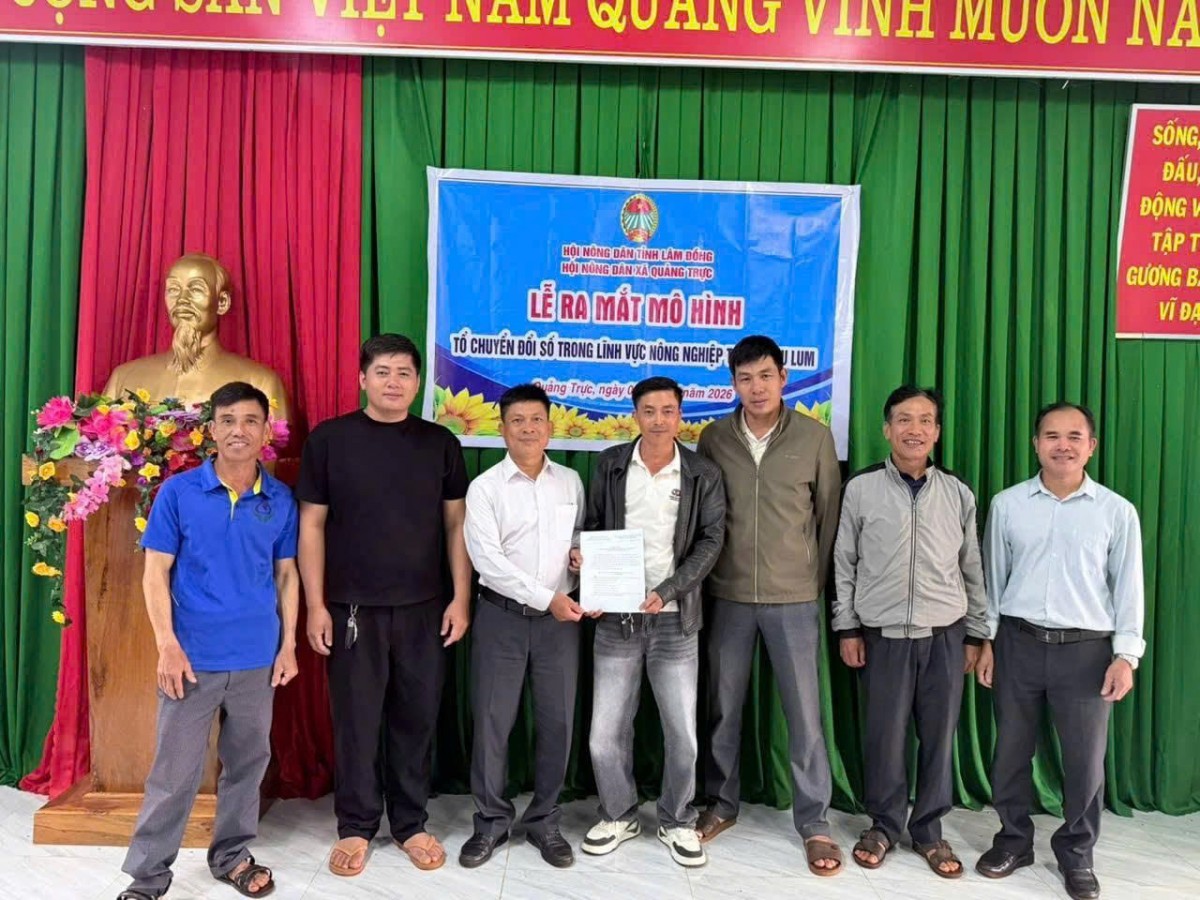 Lâm Đồng: Quảng Trực ra mắt mô hình chuyển đổi số trong nông nghiệp