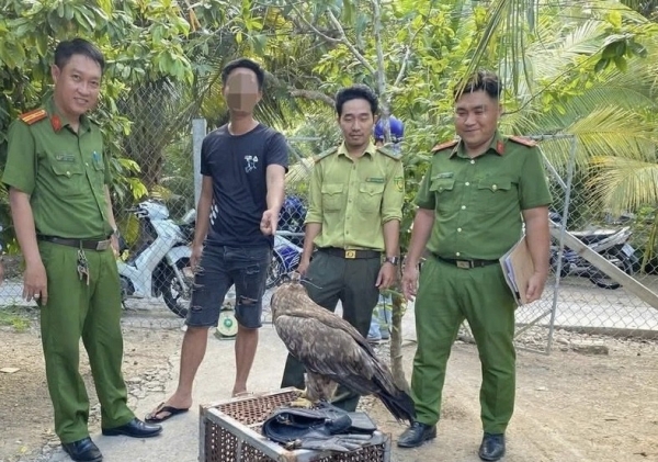 Vĩnh Long: Xử phạt người nuôi nhốt trái phép 6 cá thể chim hoang dã