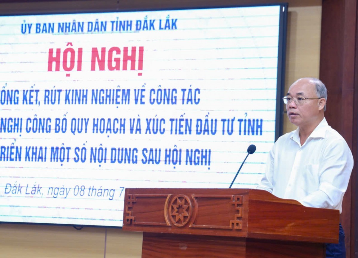 Tổng kết rút kinh nghiệm công tác tổ chức Hội nghị Công bố Quy hoạch và Xúc tiến đầu tư