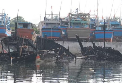 Gia Lai khẩn trương khắc phục hậu quả các vụ cháy tàu cá, đồng hành cùng ngư dân vượt qua khó khăn