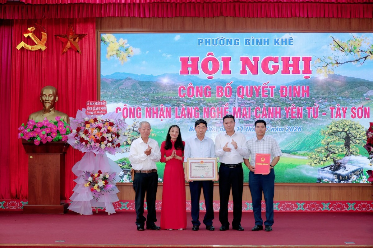 Quảng Ninh: Công nhận Làng nghề Mai cảnh Yên Tử - Tây Sơn