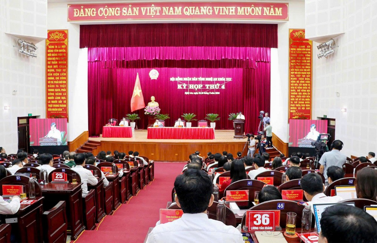 Khai mạc Kỳ họp thứ 4, HĐND tỉnh Nghệ An khóa XIX, nhiệm kỳ 2026 - 2031