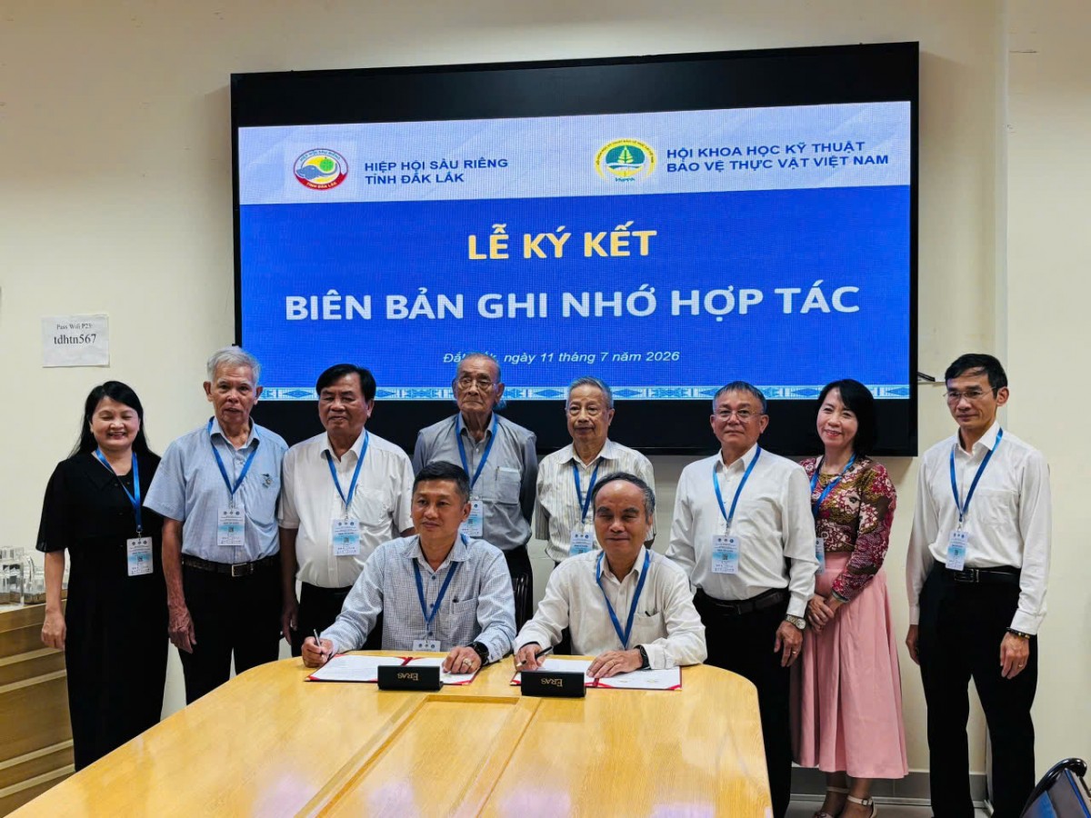 Hiệp hội Sầu riêng ký kết hợp tác với VNPPA thúc đẩy phát triển bền vững ngành sầu riêng