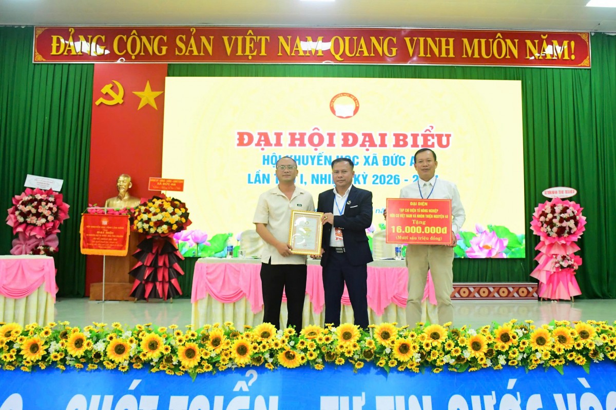 Lâm Đồng: Đại hội đại biểu Hội Khuyến học xã Đức An lần thứ I, nhiệm kỳ 2026 – 2031