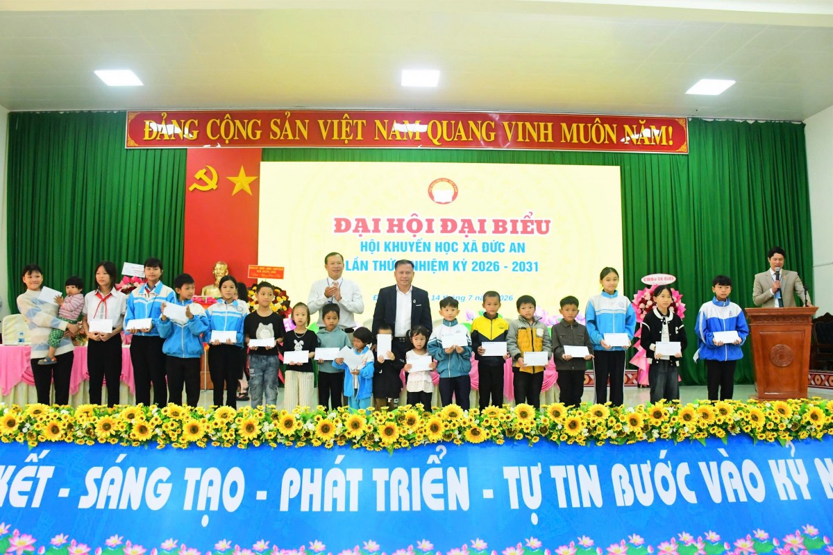 Lâm Đồng: Đại hội đại biểu Hội Khuyến học xã Đức An lần thứ I, nhiệm kỳ 2026 – 2031 Lâm Đồng: Đại hội đại biểu Hội Khuyến học xã Đức An lần thứ I, nhiệm kỳ 2026 – 2031