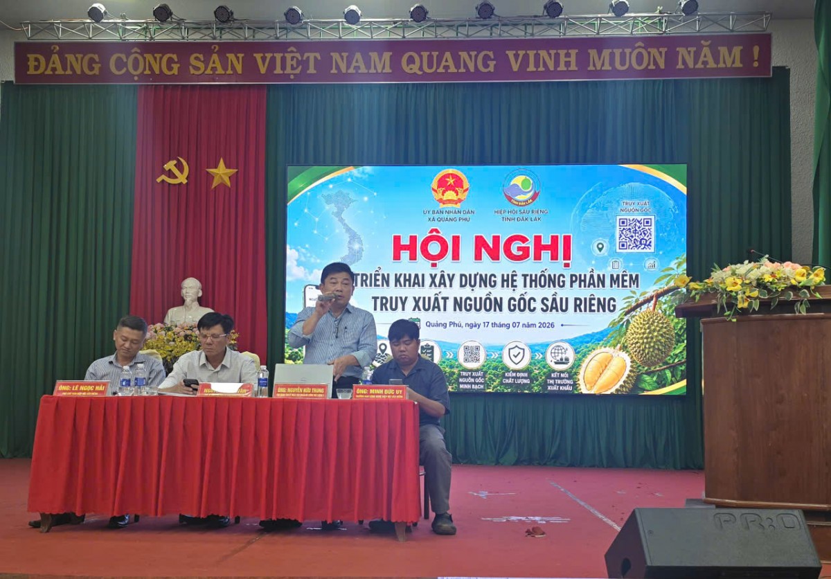 Đắk Lắk triển khai hệ thống truy xuất nguồn gốc sầu riêng, nâng cao giá trị ngành hàng