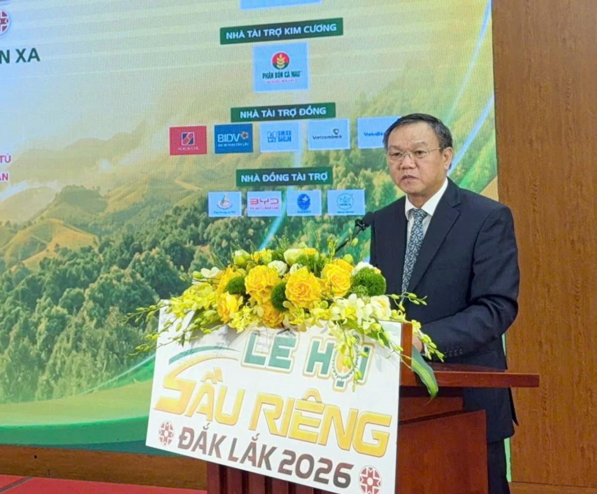 Đắk Lắk giới thiệu Đại sứ truyền thông, lan tỏa thương hiệu Lễ hội Sầu riêng năm 2026