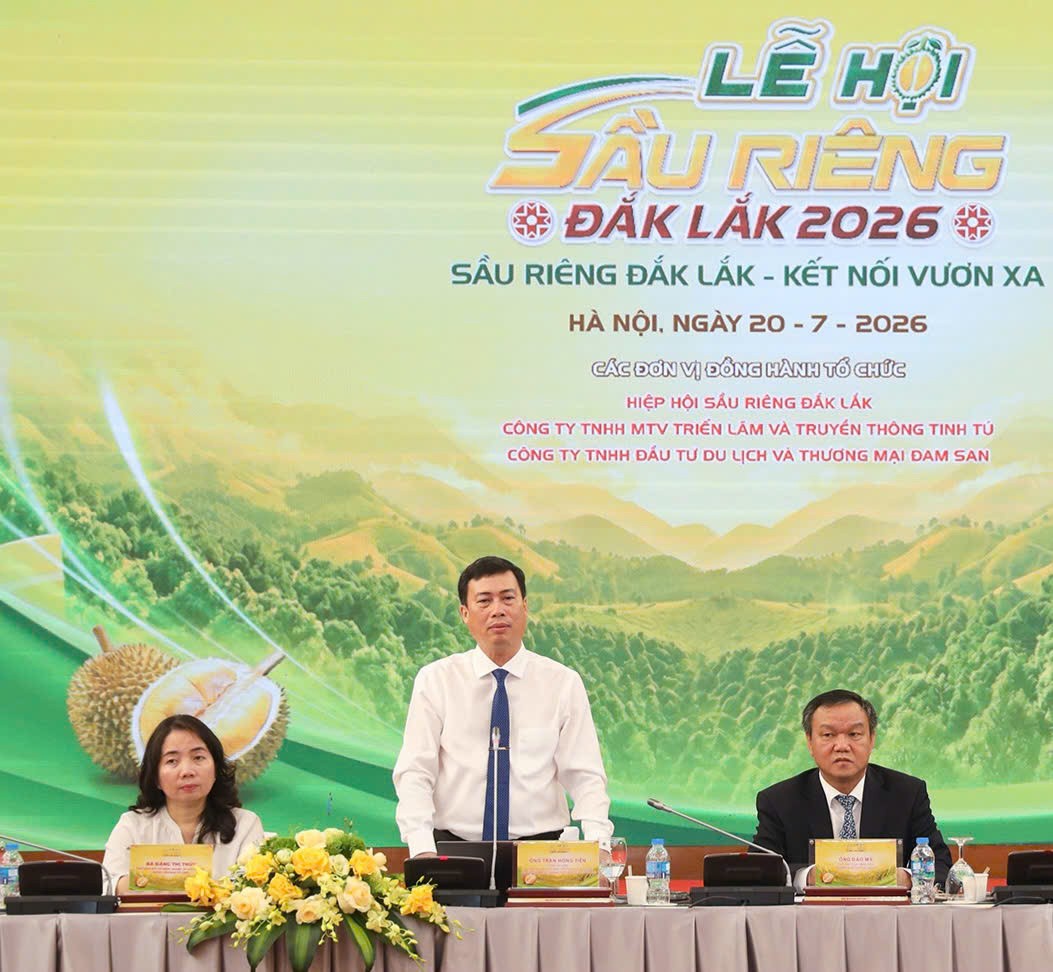 Đắk Lắk giới thiệu Đại sứ truyền thông, lan tỏa thương hiệu Lễ hội Sầu riêng năm 2026