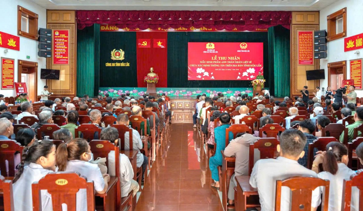 Đắk Lắk phát động thu nhận lấy mẫu ADN thân nhân liệt sĩ chưa xác định được danh tính