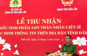 Đắk Lắk phát động thu nhận lấy mẫu ADN thân nhân liệt sĩ chưa xác định được danh tính