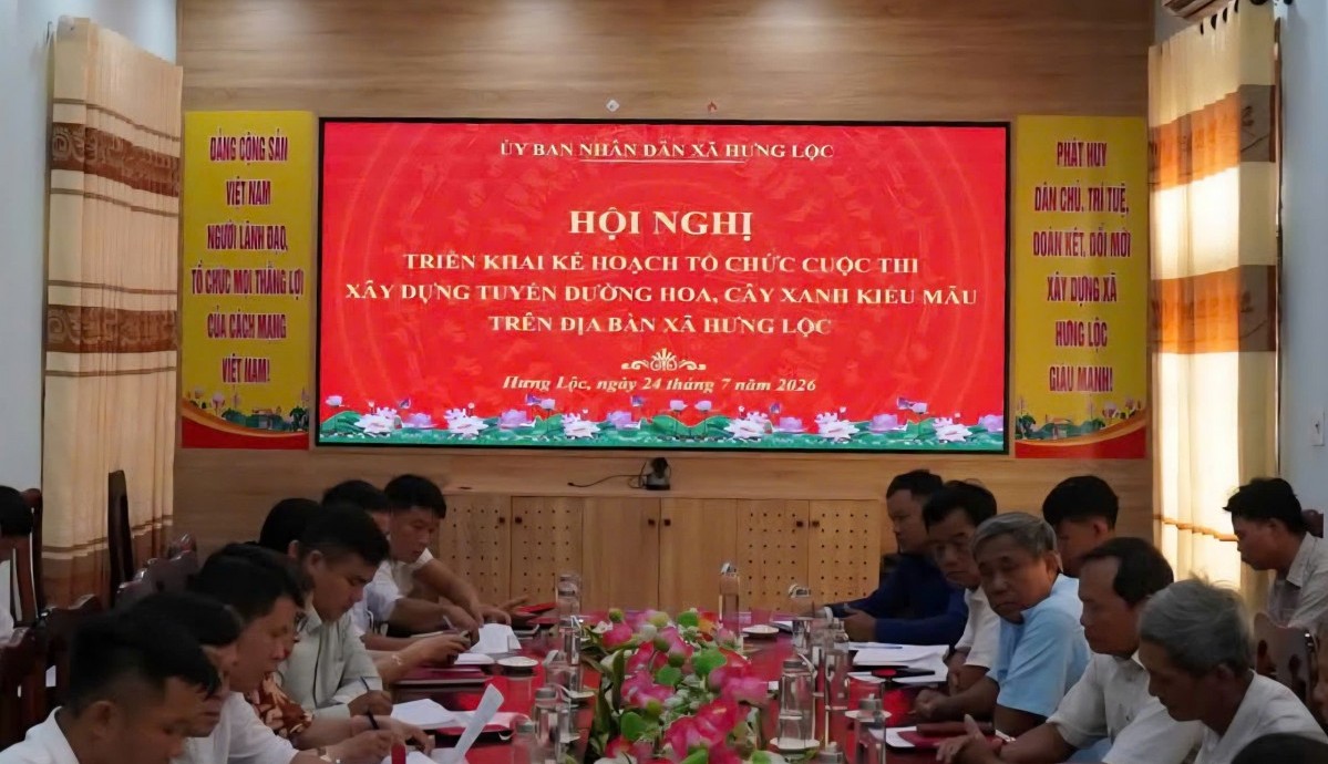 Tp. Huế: Xã Hưng Lộc chung tay kiến tạo môi trường sống xanh và phát triển bền vững