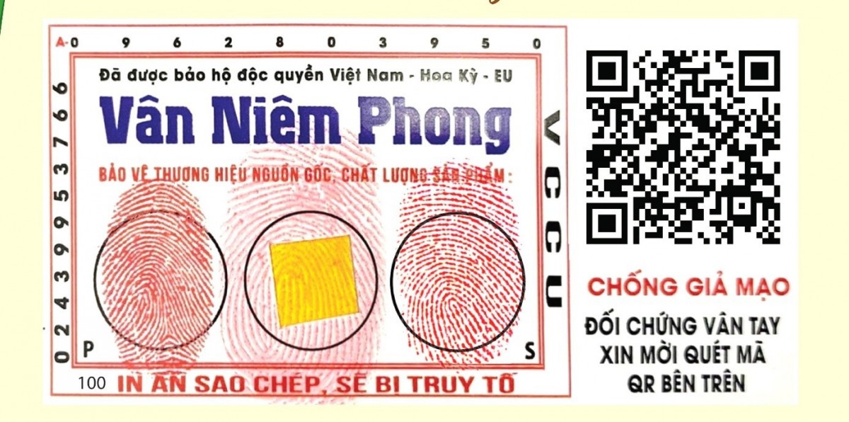 Bảo vệ thương hiệu, sản phẩm và người tiêu dùng thông qua tem Vân niêm phong