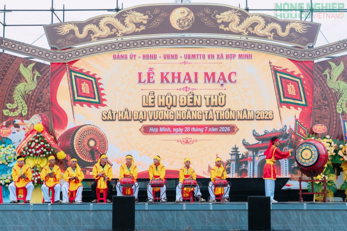 Khai mạc Lễ hội Đền thờ Sát Hải Đại vương Hoàng Tá Thốn năm 2026