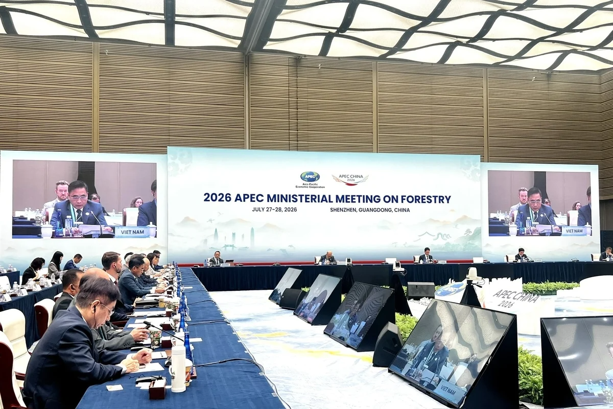 Hội nghị Bộ trưởng Lâm nghiệp APEC 2026 nhấn mạnh hợp tác quản trị hệ sinh thái rừng
