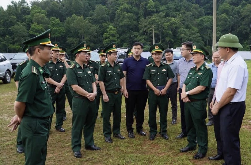 Cao Bằng: Khảo sát địa điểm tổ chức chương trình “Thắp sáng đường biên - Đường cờ Tổ quốc” tại xã Trà Lĩnh