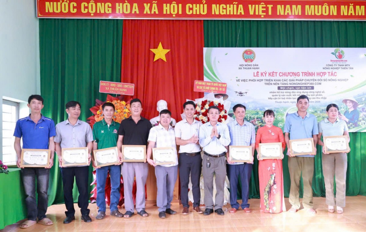 Hợp tác đưa AI và sàn thương mại điện tử đến với nông dân