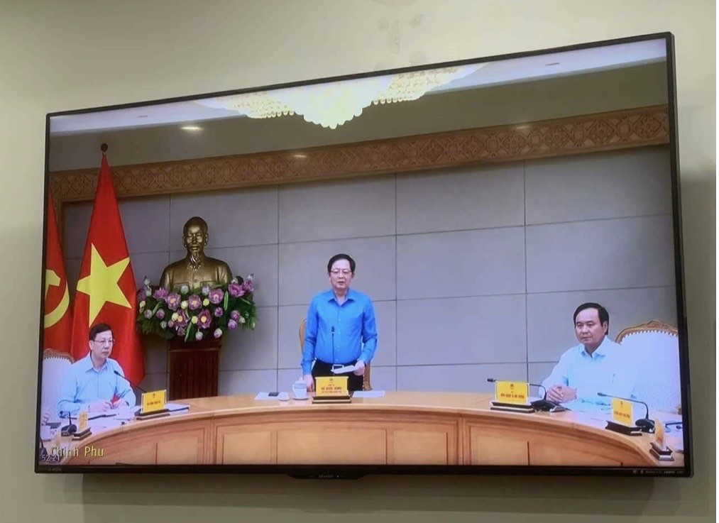 Phó Thủ tướng chính phủ Hồ Quốc Dũng chủ trì cuộc họp của Ban chỉ đạo IUU Quốc gia.   