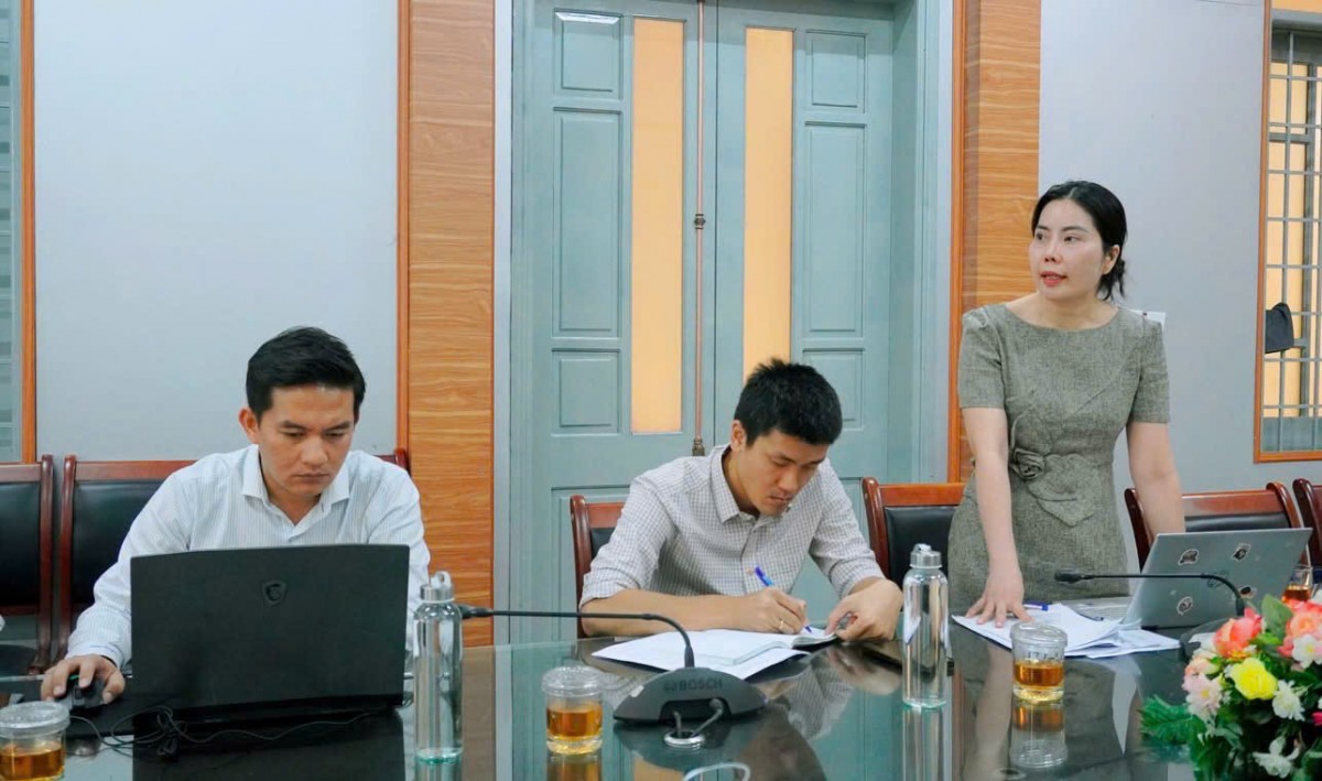 Ban Chỉ đạo 1136 tỉnh Đăk Lăk làm việc với xã Ea Kar về xây dựng cơ sở dữ liệu đất đai
