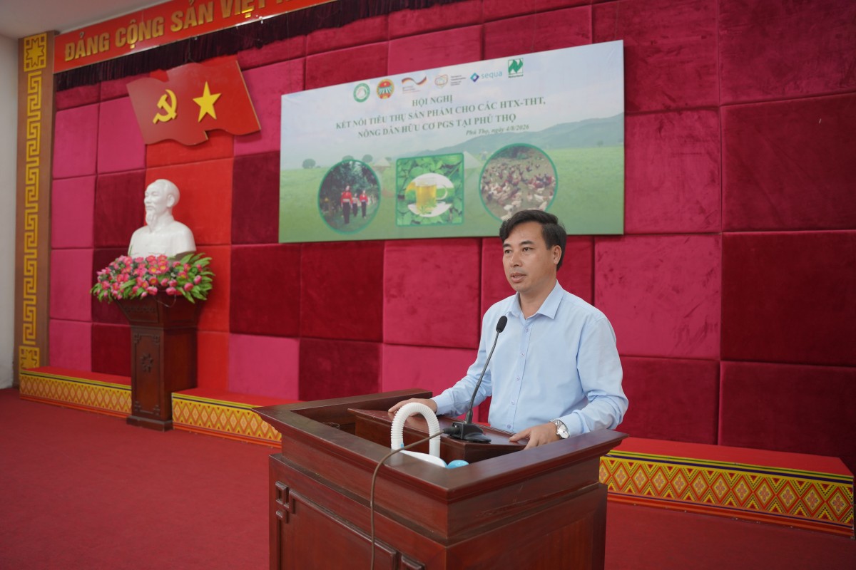 Ông Hà Minh Phúc, Phó Bí thư Thường trực Đảng ủy xã Tân Lạc, cho biết phát triển nông nghiệp hữu cơ đã được đưa vào định hướng phát triển của Đảng bộ xã.