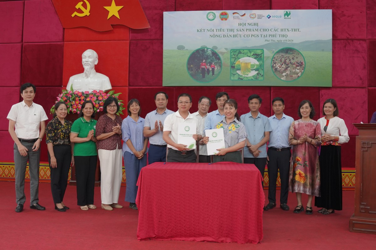 Kết nối doanh nghiệp, củng cố nền tảng sản xuất hữu cơ tại Tân Lạc