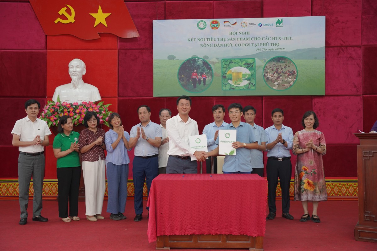Kết nối doanh nghiệp, củng cố nền tảng sản xuất hữu cơ tại Tân Lạc