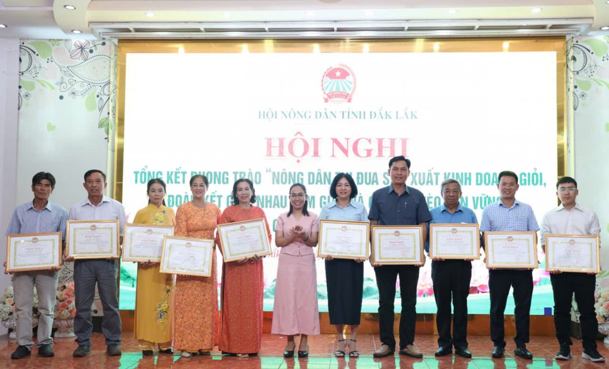 Đắk Lắk: Tổng kết 5 năm phong trào nông dân thi đua sản xuất, kinh doanh giỏi bền vững