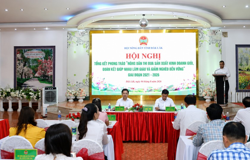 Đắk Lắk: Tổng kết 5 năm phong trào nông dân thi đua sản xuất, kinh doanh giỏi bền vững