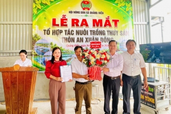 Tp. Huế: Xã Quảng Điền ra mắt Tổ hợp tác nuôi trồng thủy sản thôn An Xuân Đông