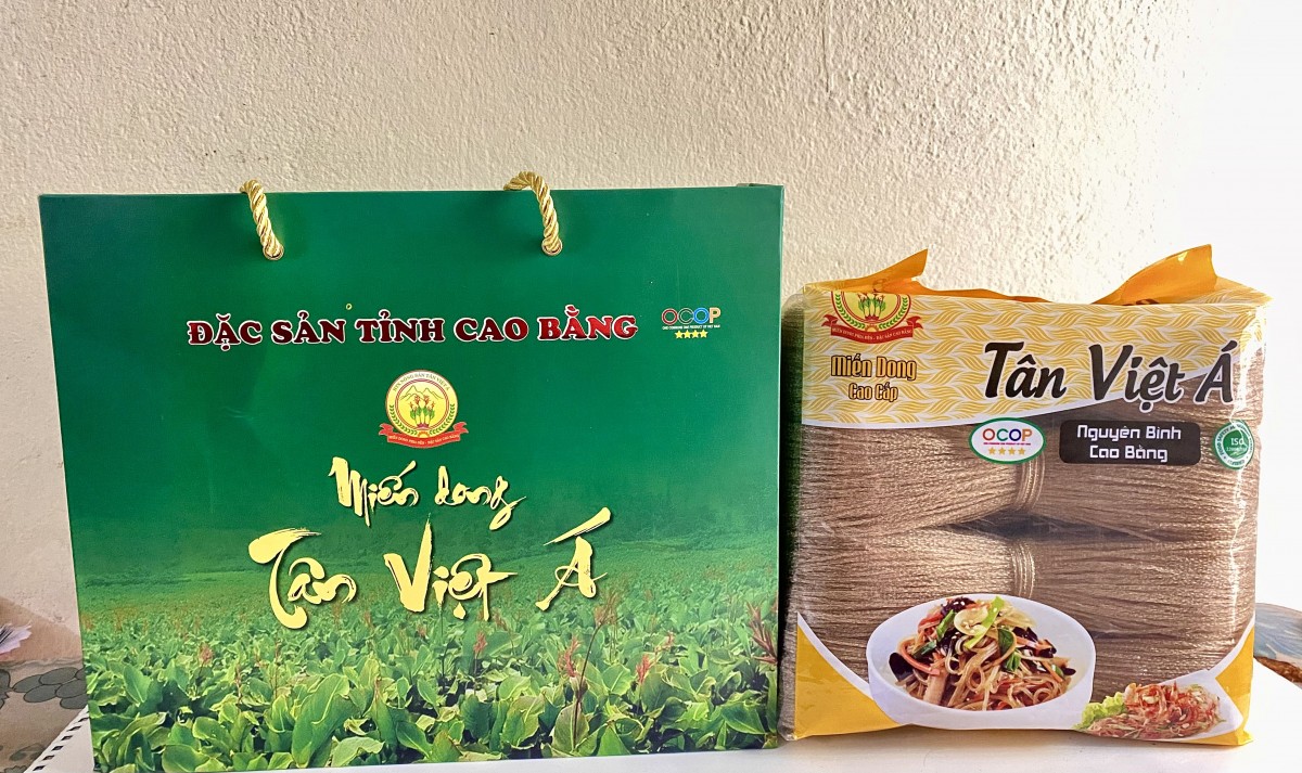 Hợp tác xã Nông sản Tân Việt Á – Nâng tầm giá trị miến dong Cao Bằng