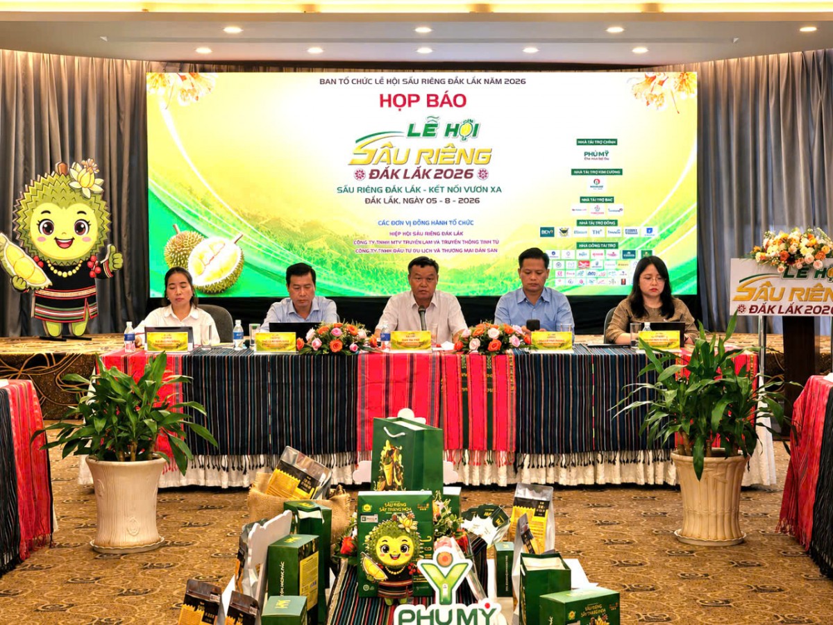Lễ hội Sầu riêng Đắk Lắk 2026 là đòn bẩy cho quảng bá thương hiệu và thu hút nhà đầu tư