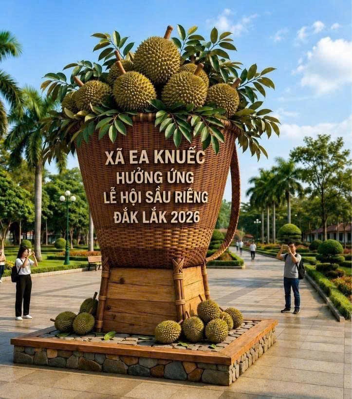 Sôi động chuỗi hoạt động hưởng ứng Lễ hội Sầu riêng Đắk Lắk lần thứ I năm 2026