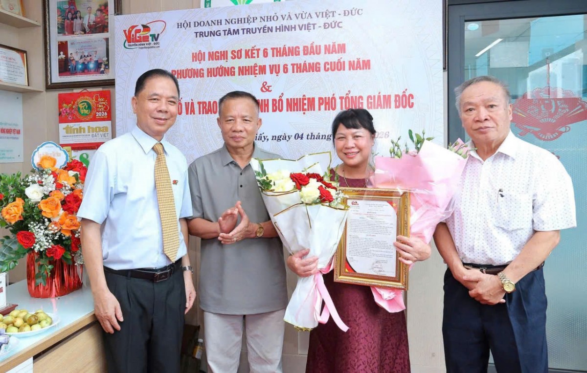 Bổ nhiệm Phó Tổng Giám đốc Trung tâm Truyền thông - Truyền hình Việt - Đức