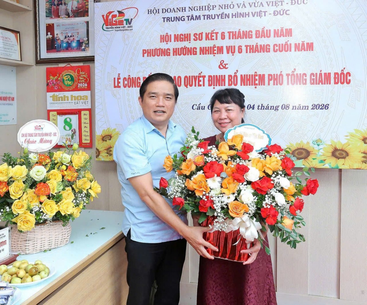 Bổ nhiệm Phó Tổng Giám đốc Trung tâm Truyền thông - Truyền hình Việt - Đức