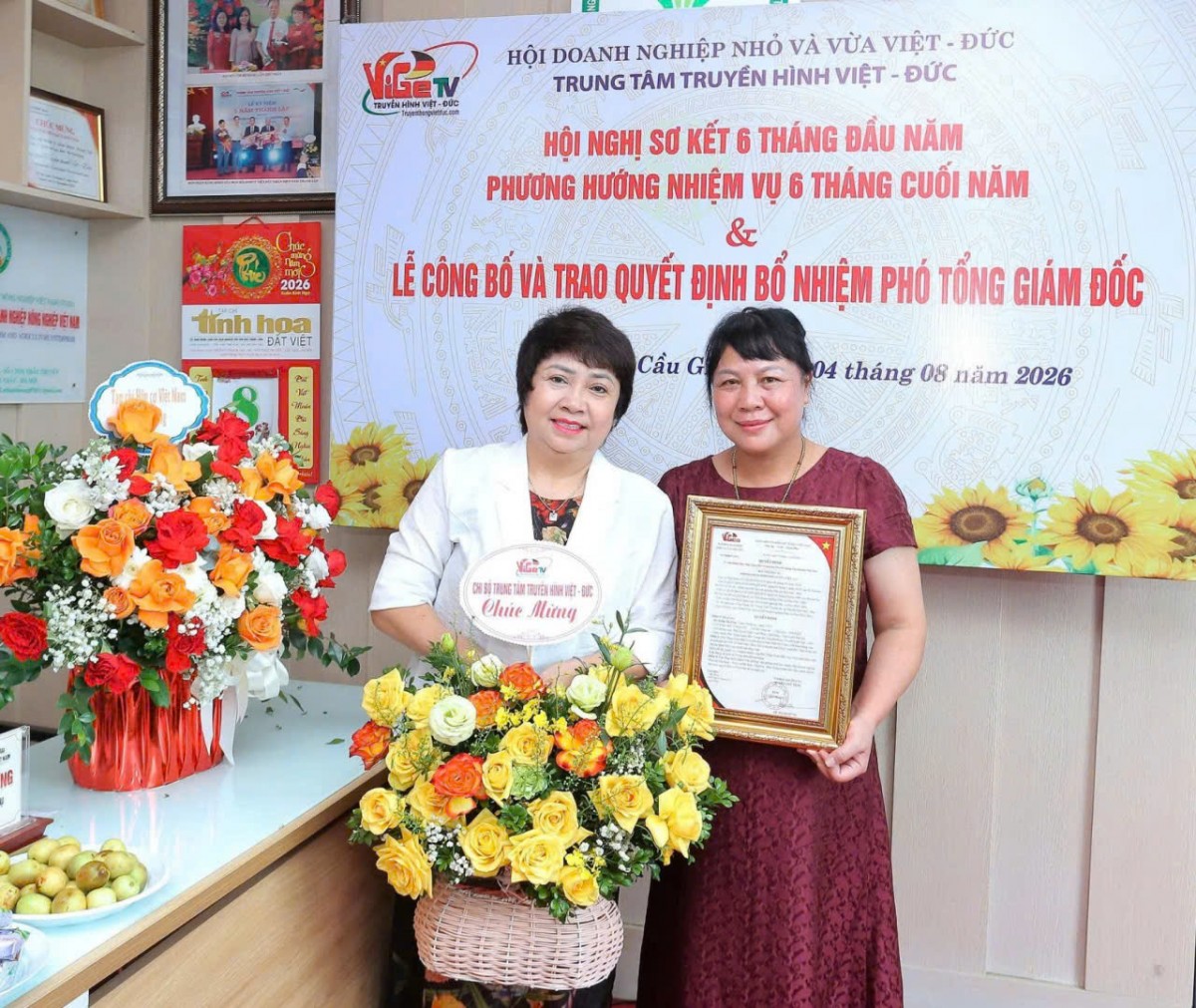 Bổ nhiệm Phó Tổng Giám đốc Trung tâm Truyền thông - Truyền hình Việt - Đức