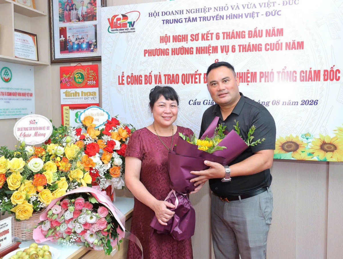 Bổ nhiệm Phó Tổng Giám đốc Trung tâm Truyền thông - Truyền hình Việt - Đức