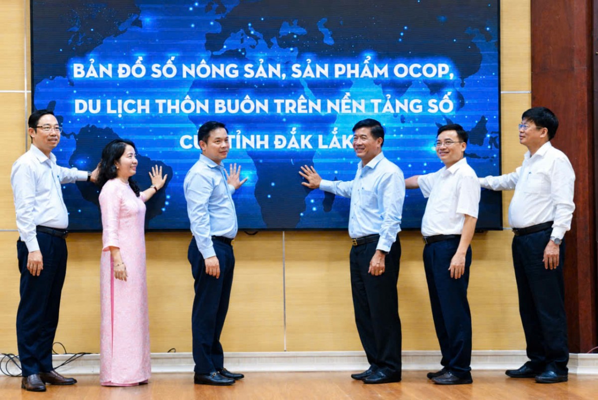 Đắk Lắk công bố bản đồ số nông sản, OCOP du lịch thôn buôn, kết nối truy xuất nguồn gốc