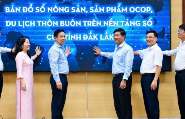 Đắk Lắk công bố bản đồ số nông sản, OCOP du lịch thôn buôn, kết nối truy xuất nguồn gốc
