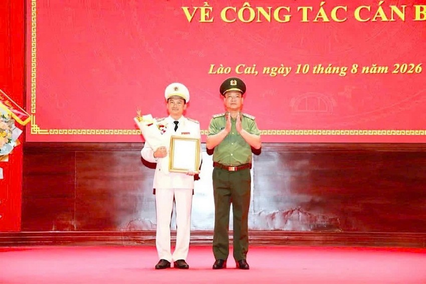 Đại tá Trịnh Khắc Cường giữ chức Giám đốc Công an tỉnh Lào Cai