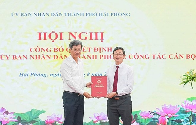 Hải Phòng: Trao Quyết định bổ nhiệm Phó Giám đốc Sở Nông nghiệp và Môi trường thành phố