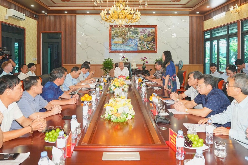 Chủ tịch thành phố Hải Phòng đôn đốc tiến độ, tháo gỡ khó khăn cho các dự án đầu tư
