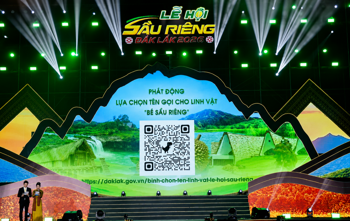 Đắk Lắk phát động bình chọn tên linh vật “Bé Sầu riêng” trong Lễ hội Sầu riêng năm 2026