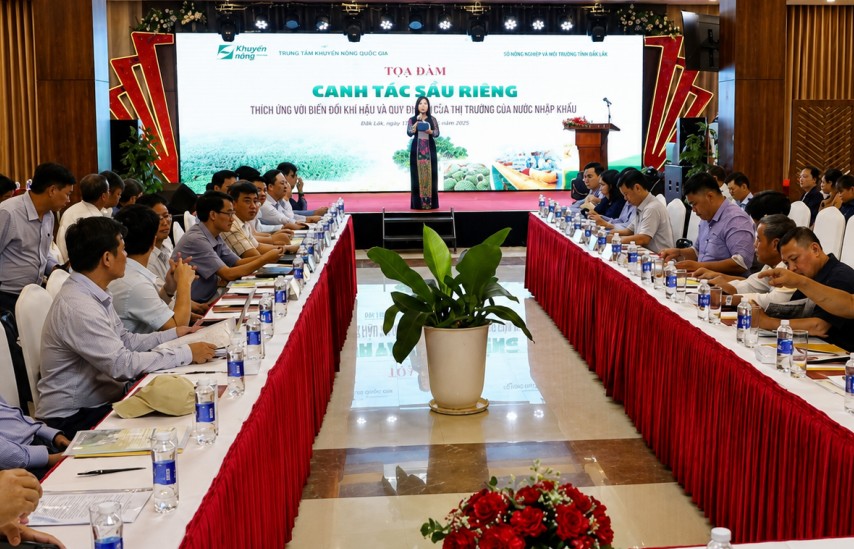 Sầu riêng Đắk Lắk trước yêu cầu thích ứng biến đổi khí hậu, kiểm soát an toàn thực phẩm