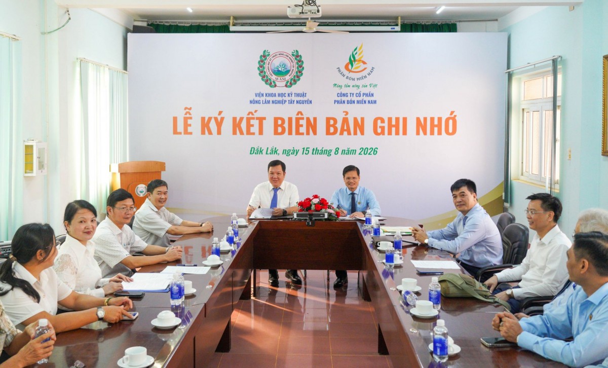 Phân bón Miền Nam bắt tay WASI nhằm thúc đẩy nông nghiệp xanh ở Tây Nguyên