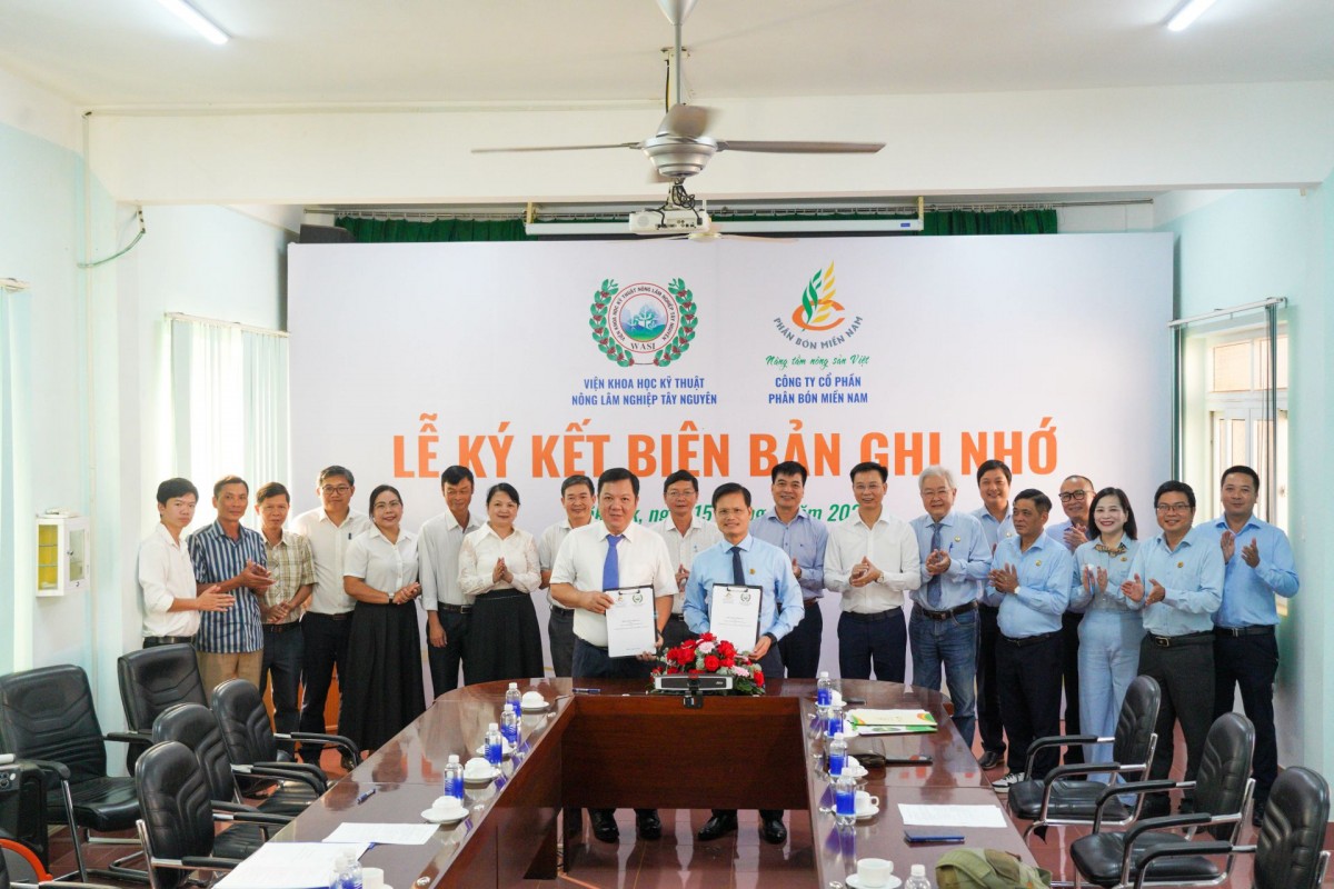 Phân bón Miền Nam bắt tay WASI nhằm thúc đẩy nông nghiệp xanh ở Tây Nguyên